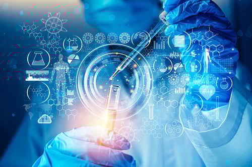 Genetic-research-and-Biotech-science-Concept