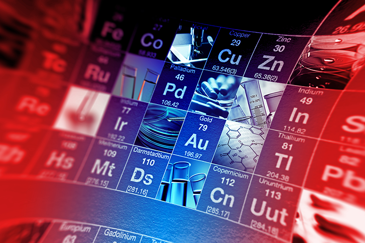 Periodic-table-of-elements-and-laboratory-tools