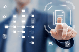 man-access-digital-file